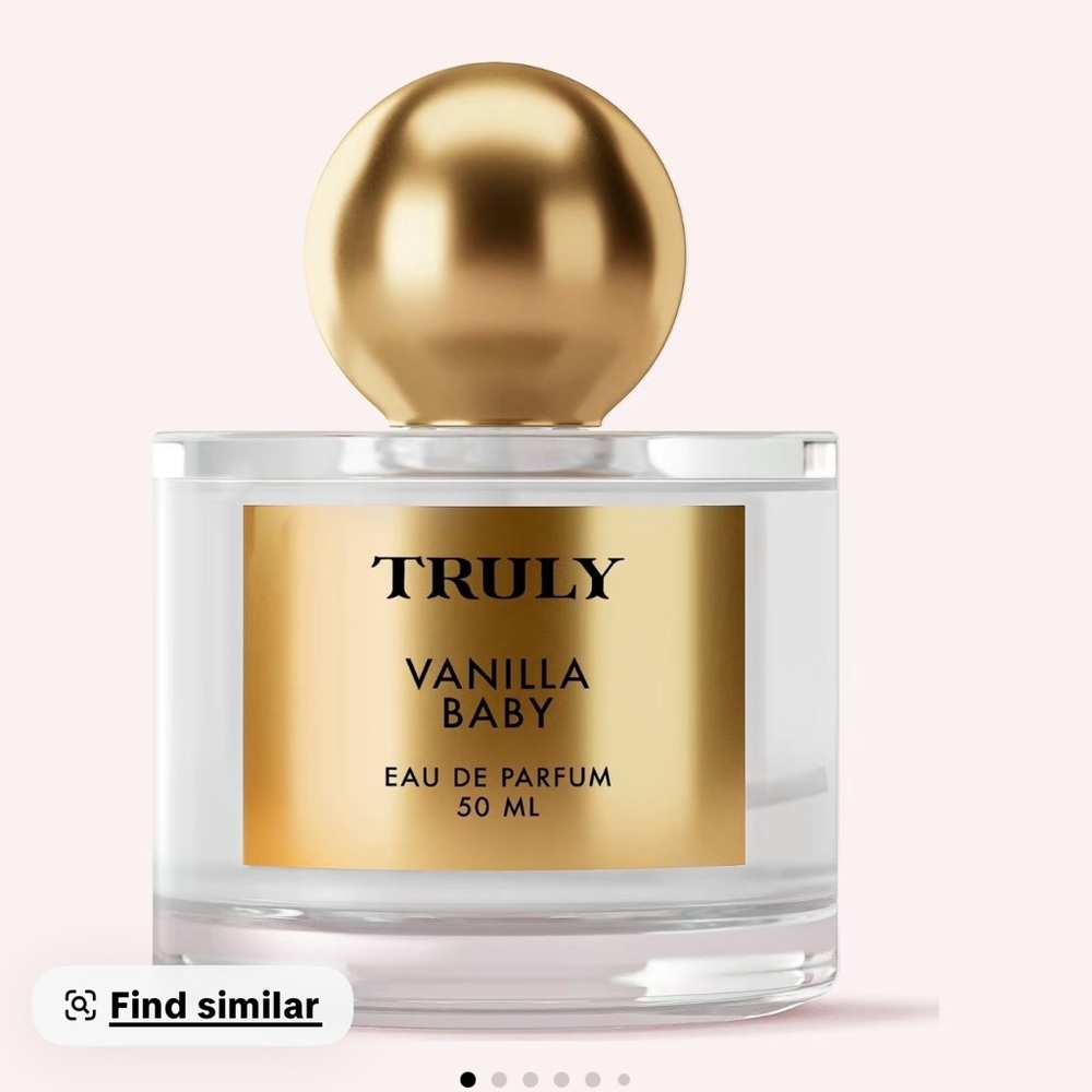TRULY Vanilla Baby Eau de Parfum — Gold & Clear Design